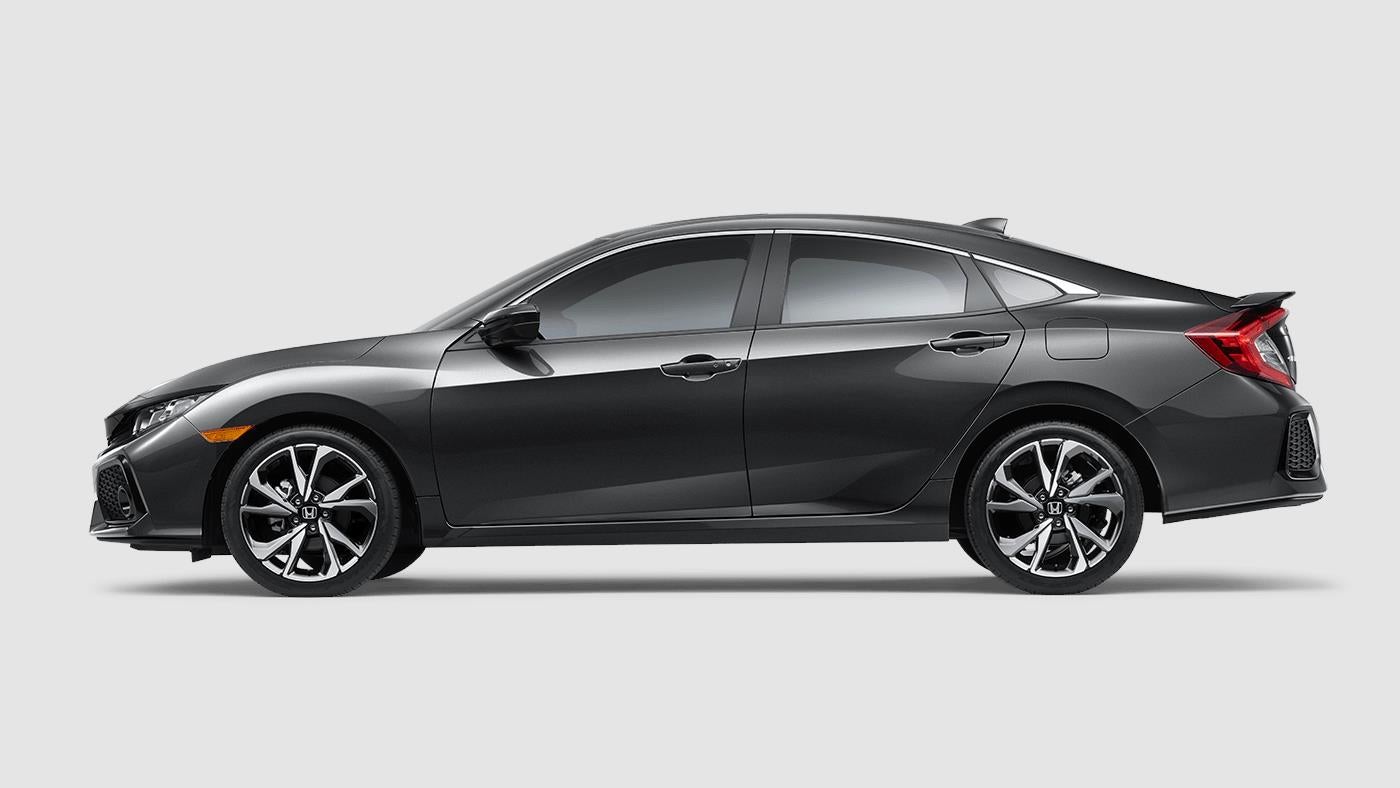 Dark gray 2019 Honda Civic Si Sedan